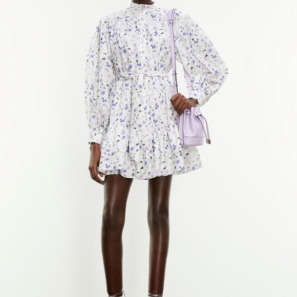 The KOOPLES SHORT PRINTED DRESS WITH LONG SLEEVES 2 - Picture 6 of 6